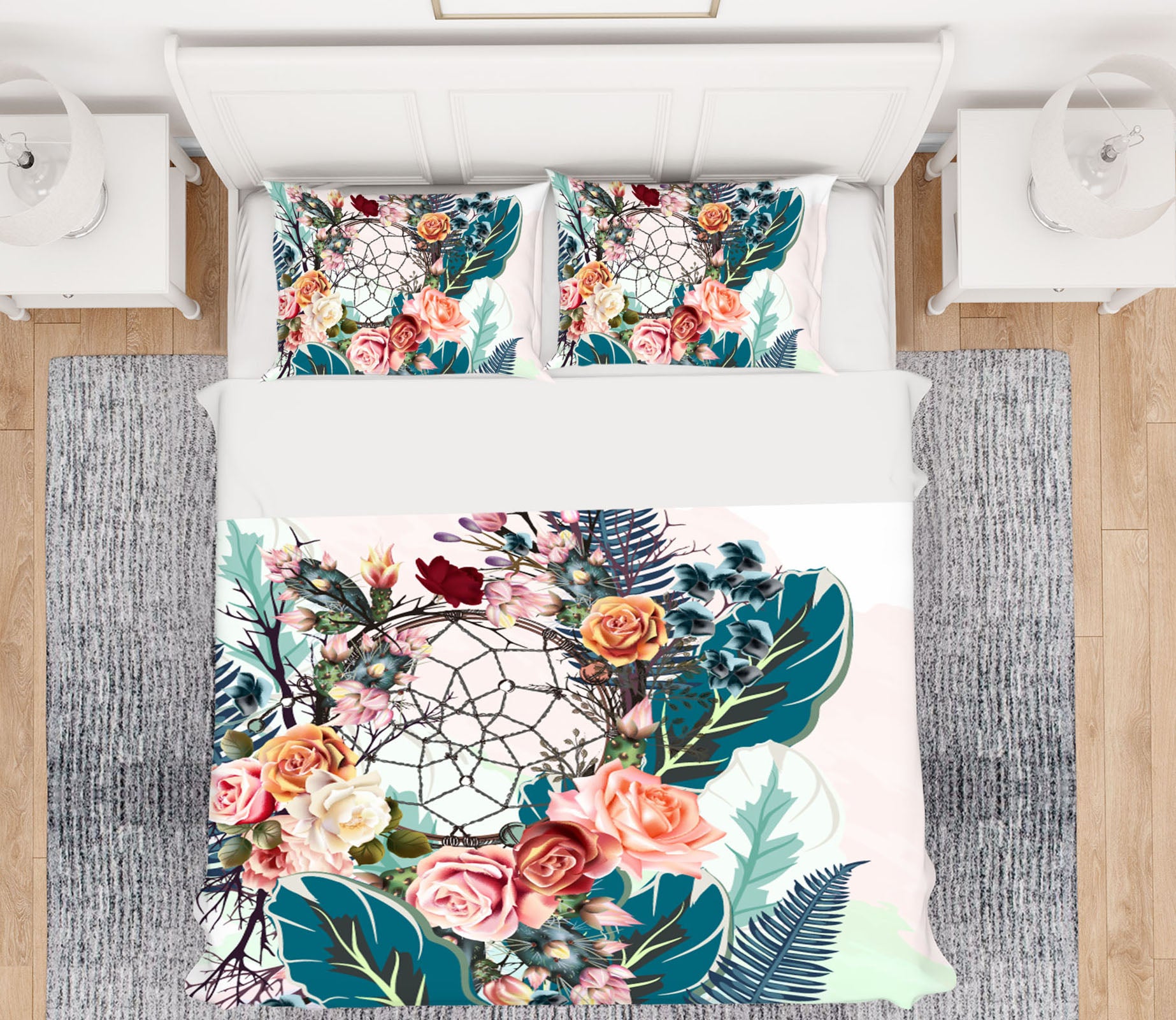 3D Wreath 14230 Bed Pillowcases Quilt