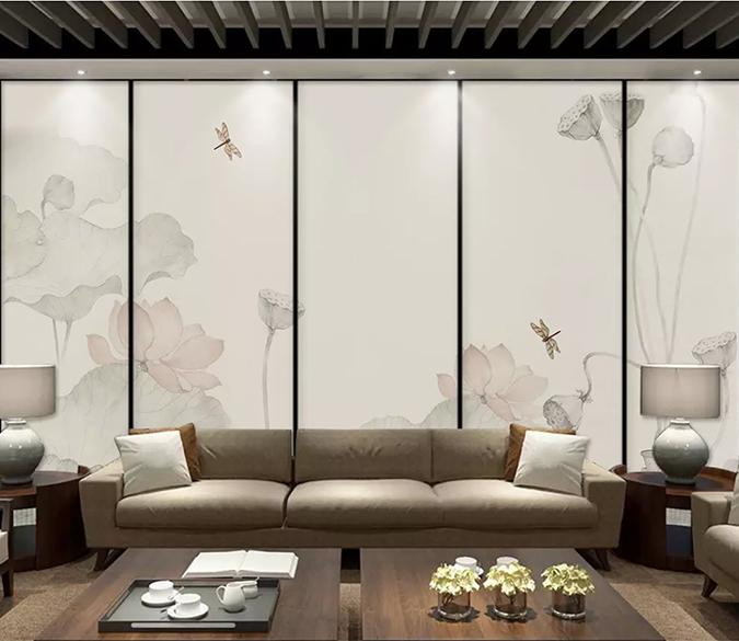 3D Lotus 1062 Wall Murals Wallpaper AJ Wallpaper 2 