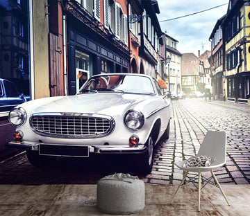 3D Street Classic Car 220 Vehicle Wall Murals