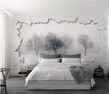 3D Black Tree 2027 Wall Murals Wallpaper AJ Wallpaper 2 