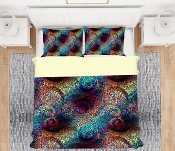 3D Color Texture 13216 Bed Pillowcases Quilt