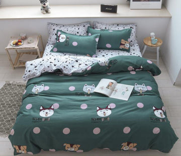 3D Husky Wave Point 13121 Bed Pillowcases Quilt