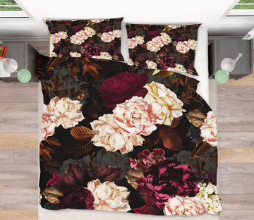 3D Blooming Peony 142 Uta Naumann Bedding Bed Pillowcases Quilt Quiet Covers AJ Creativity Home 