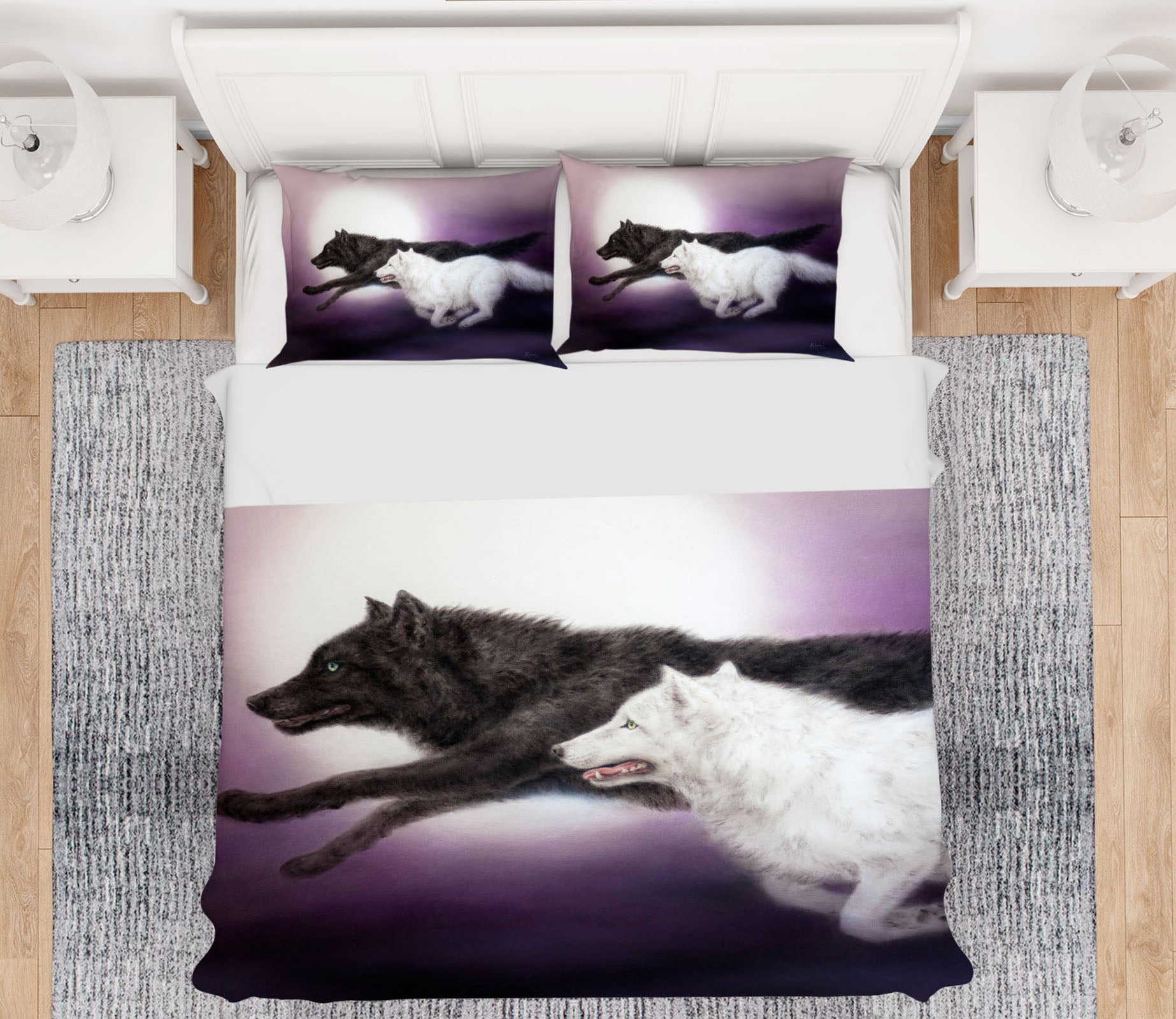 3D Wolf Race 5942 Kayomi Harai Bedding Bed Pillowcases Quilt Cover Duvet Cover