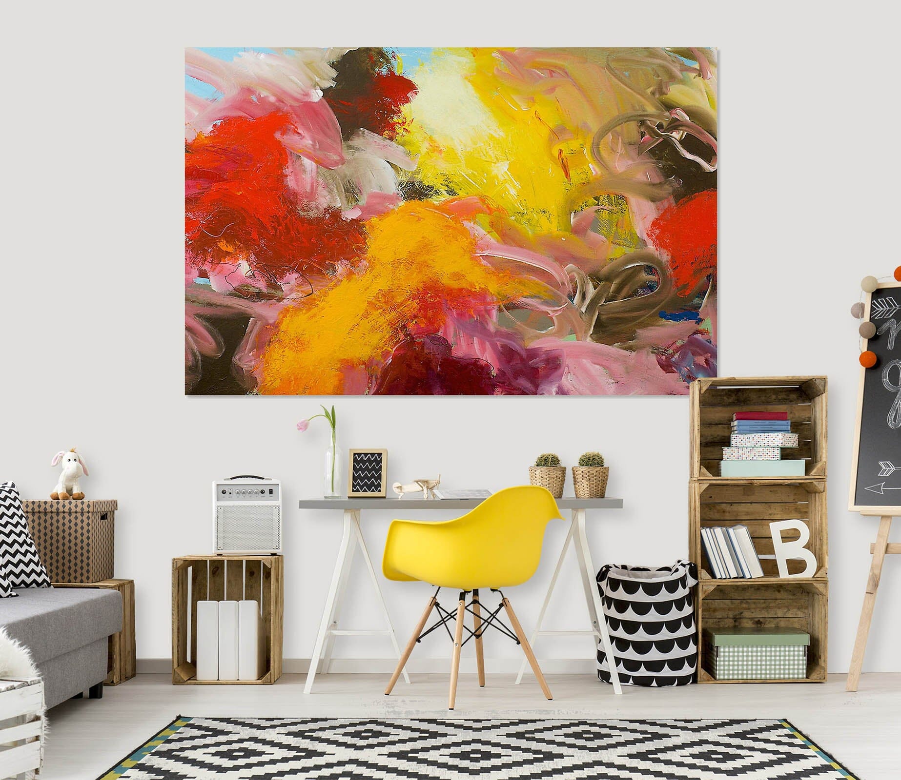 3D Painted Asaka 009 Allan P. Friedlander Wall Sticker Wallpaper AJ Wallpaper 2 