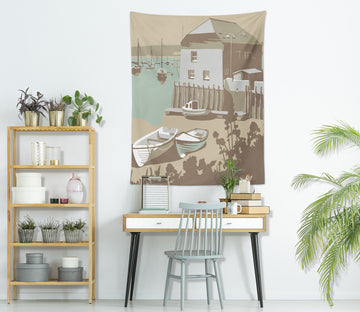 3D Brown House 5366 Steve Read Tapestry Hanging Cloth Hang