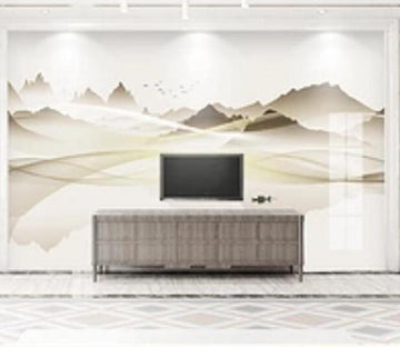 3D Mountain River 028 Wall Murals Wallpaper AJ Wallpaper 2 