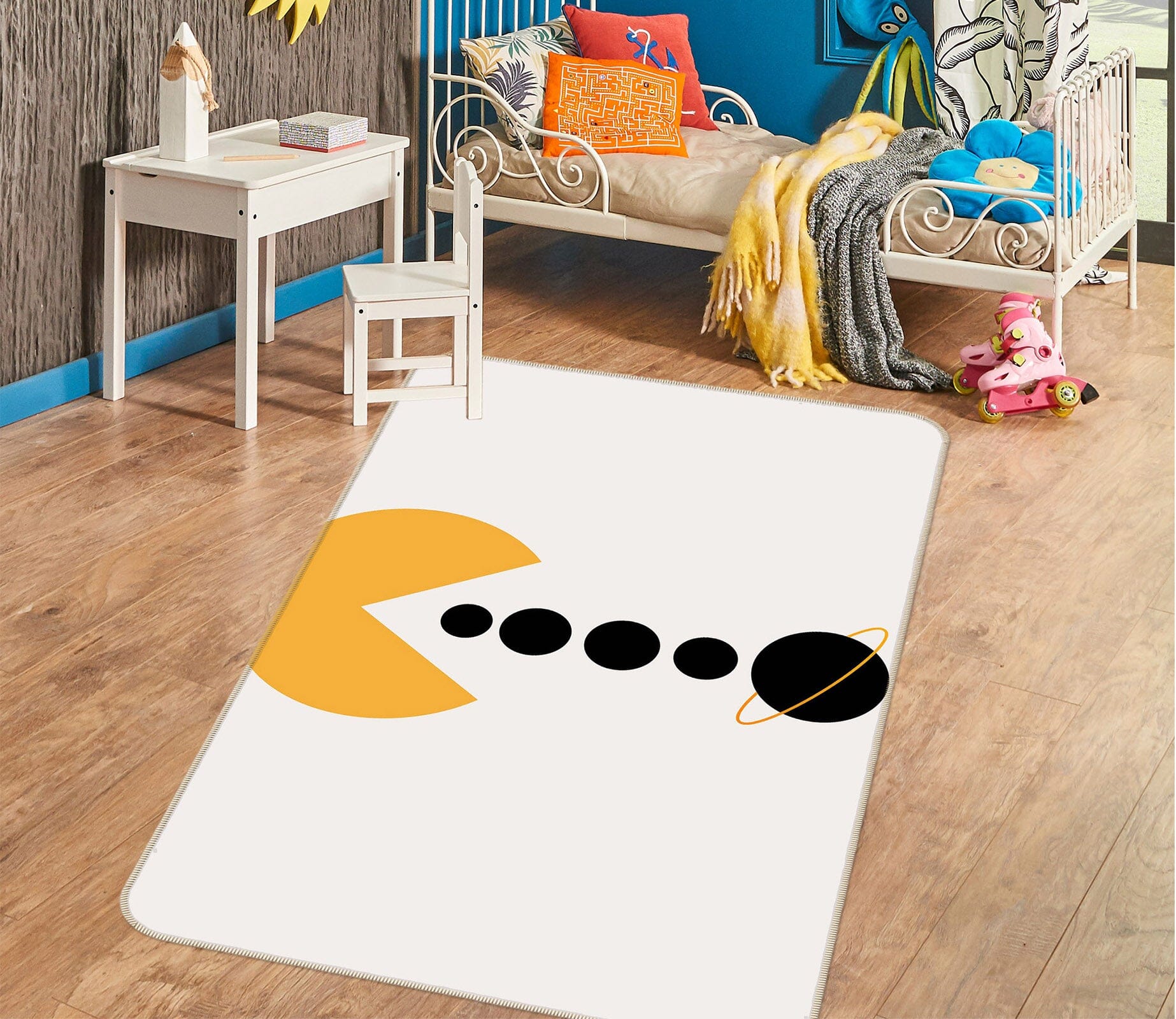 3D Monster Eating Ball 1144 Boris Draschoff Rug Non Slip Rug Mat Mat AJ Creativity Home 