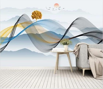 3D Color Wave 2821 Wall Murals Wallpaper AJ Wallpaper 2 