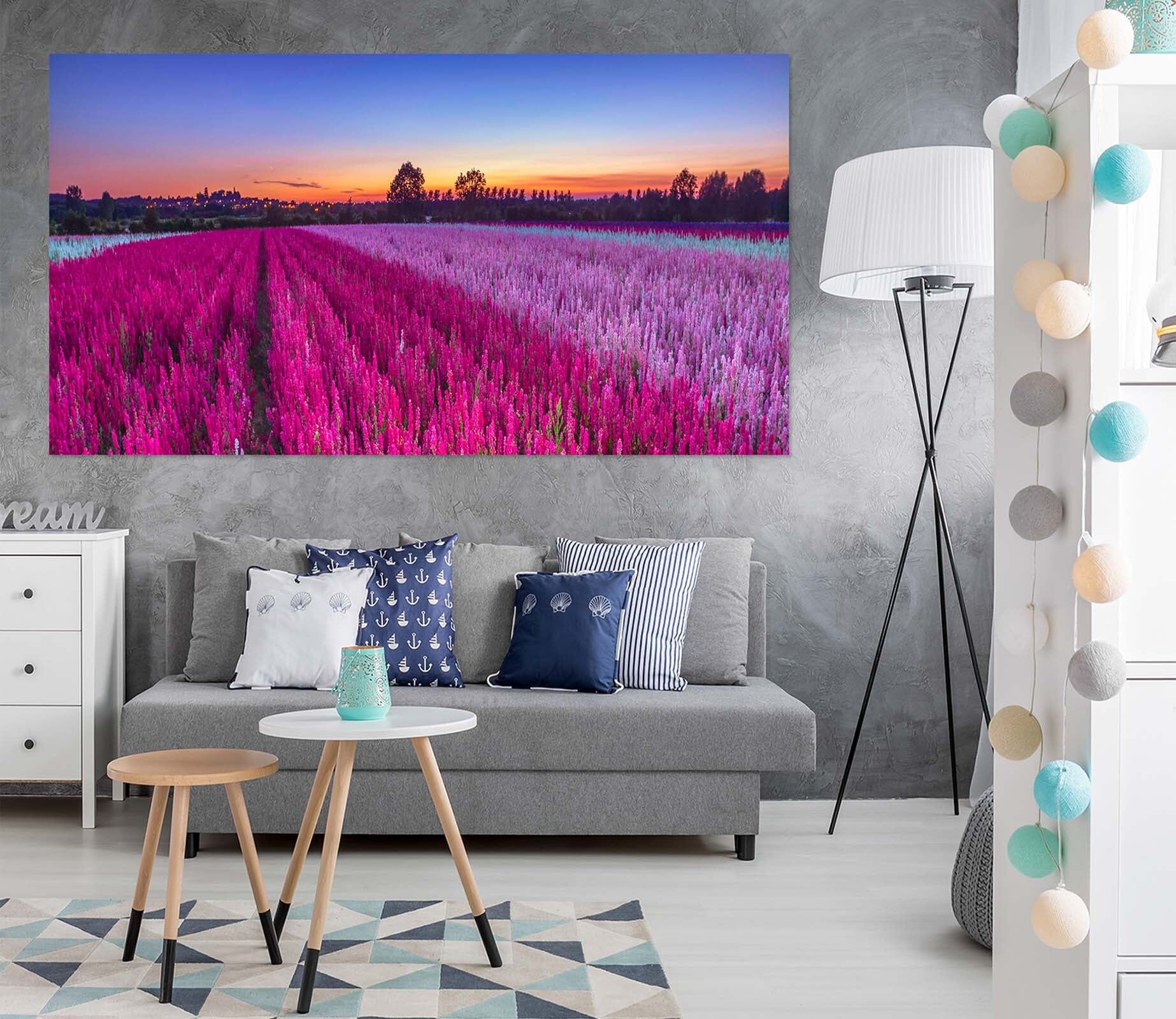 3D Purple Garden 024 Assaf Frank Wall Sticker Wallpaper AJ Wallpaper 2 