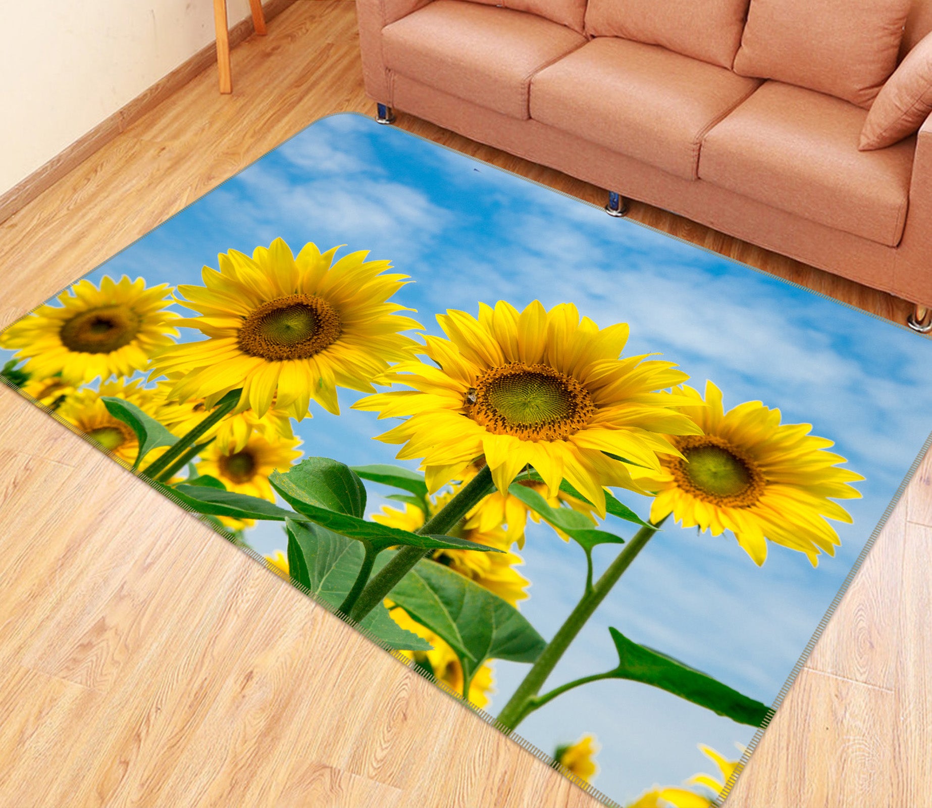 3D Sunflower 29175 Non Slip Rug Mat