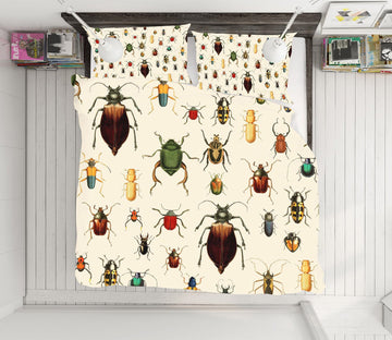 3D Color Insect 149 Uta Naumann Bedding Bed Pillowcases Quilt Quiet Covers AJ Creativity Home 