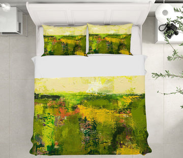 3D Green Meadow 1101 Allan P. Friedlander Bedding Bed Pillowcases Quilt Quiet Covers AJ Creativity Home 