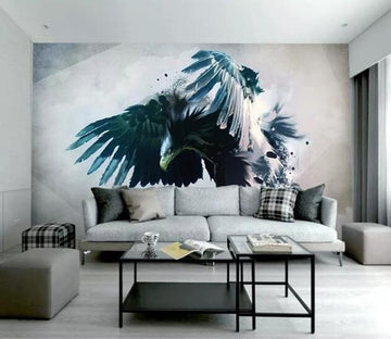 3D Black Feather 1093 Wall Murals Wallpaper AJ Wallpaper 2 