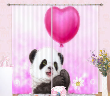 3D Balloon Panda 9041 Kayomi Harai Curtain Curtains Drapes