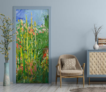 3D Flower Bushes Grass 93176 Allan P. Friedlander Door Mural