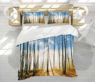 3D Forest 61013 Bed Pillowcases Quilt