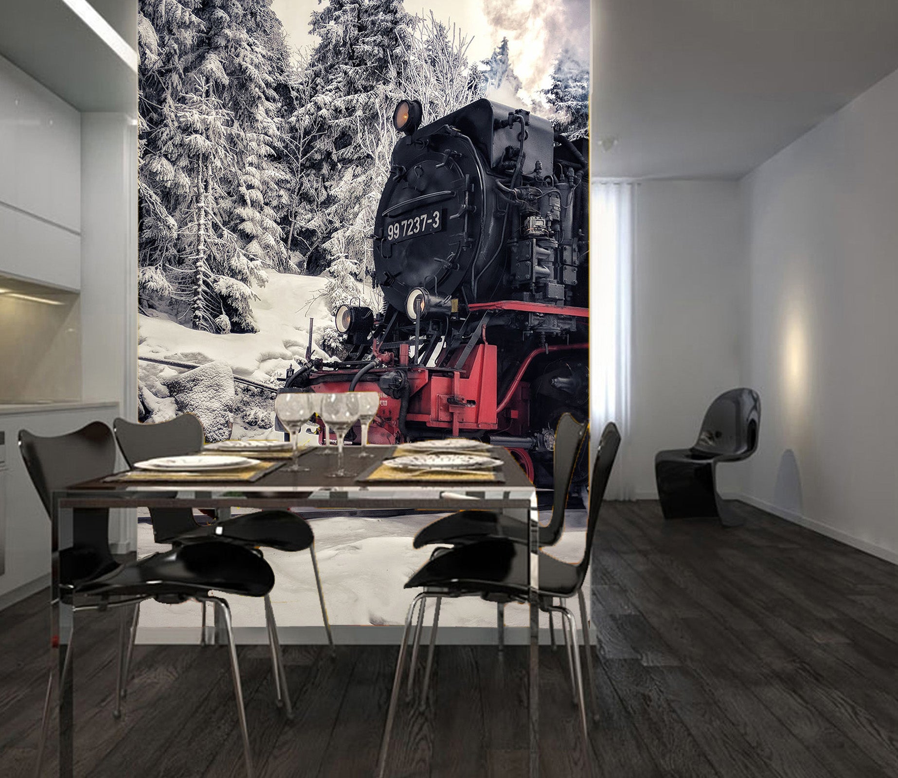 3D Power Train 421 Vehicle Wall Murals
