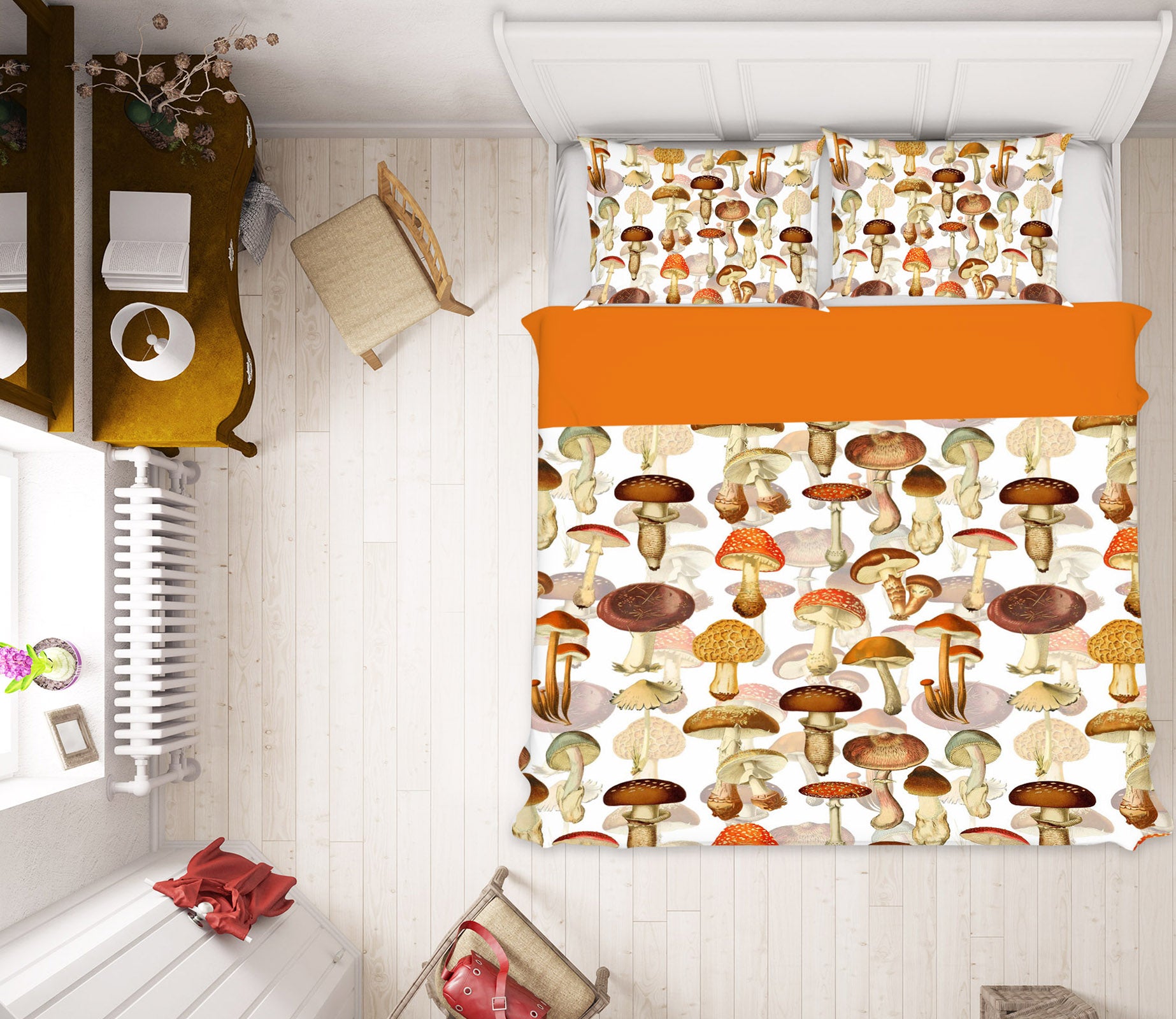 3D Mushroom 18206 Uta Naumann Bedding Bed Pillowcases Quilt