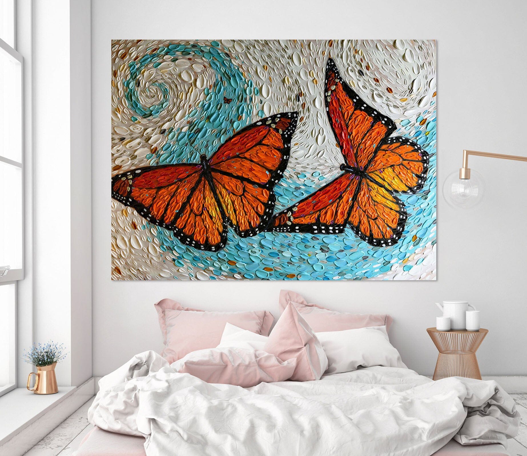 3D Painted Butterfly 031 Dena Tollefson Wall Sticker Wallpaper AJ Wallpaper 2 