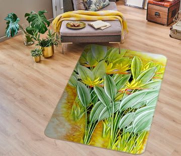 3D Banana Leaf 32214 Non Slip Rug Mat