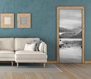 3D Grey Lake 106186 Assaf Frank Door Mural