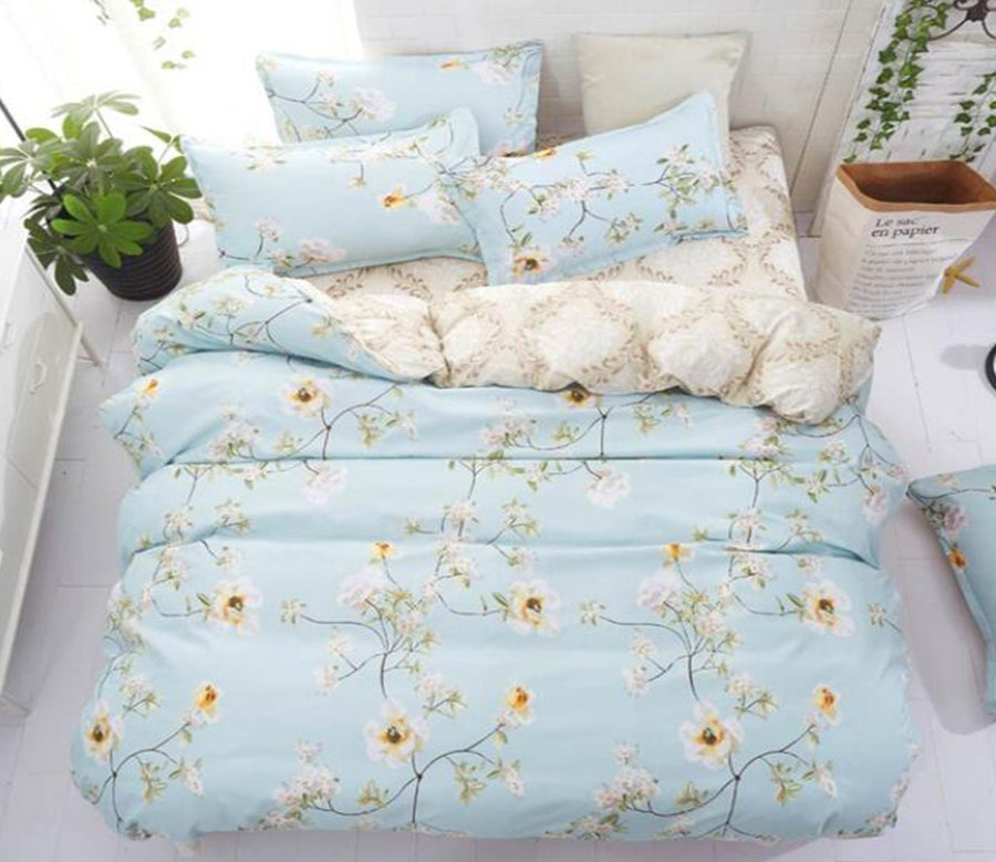 3D Flower Vine 7173 Bed Pillowcases Quilt