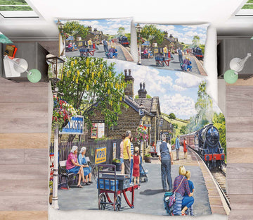3D Oakworth Station 2041 Trevor Mitchell bedding Bed Pillowcases Quilt Quiet Covers AJ Creativity Home 