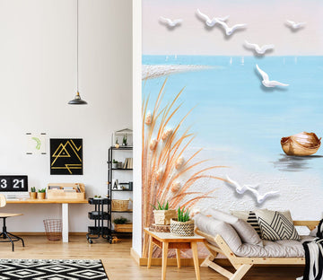 3D Asuka Boat 1827 Wall Murals Wallpaper AJ Wallpaper 2 