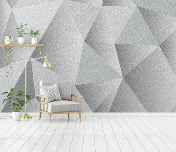 3D Triangle Patchwork WG093 Wall Murals
