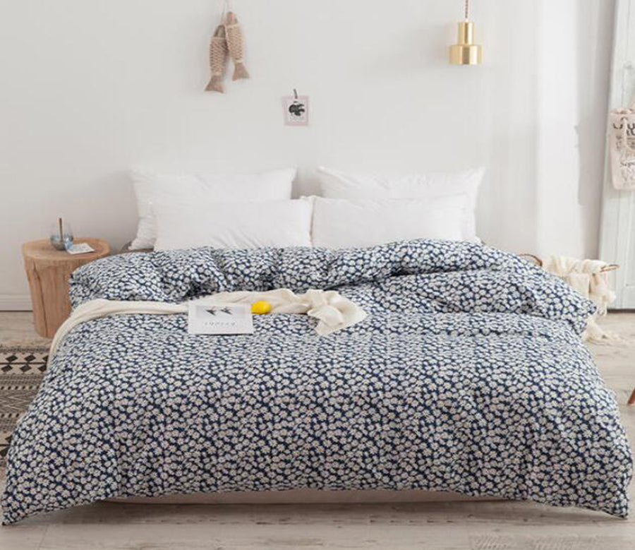 3D Black Floral 4059 Bed Pillowcases Quilt