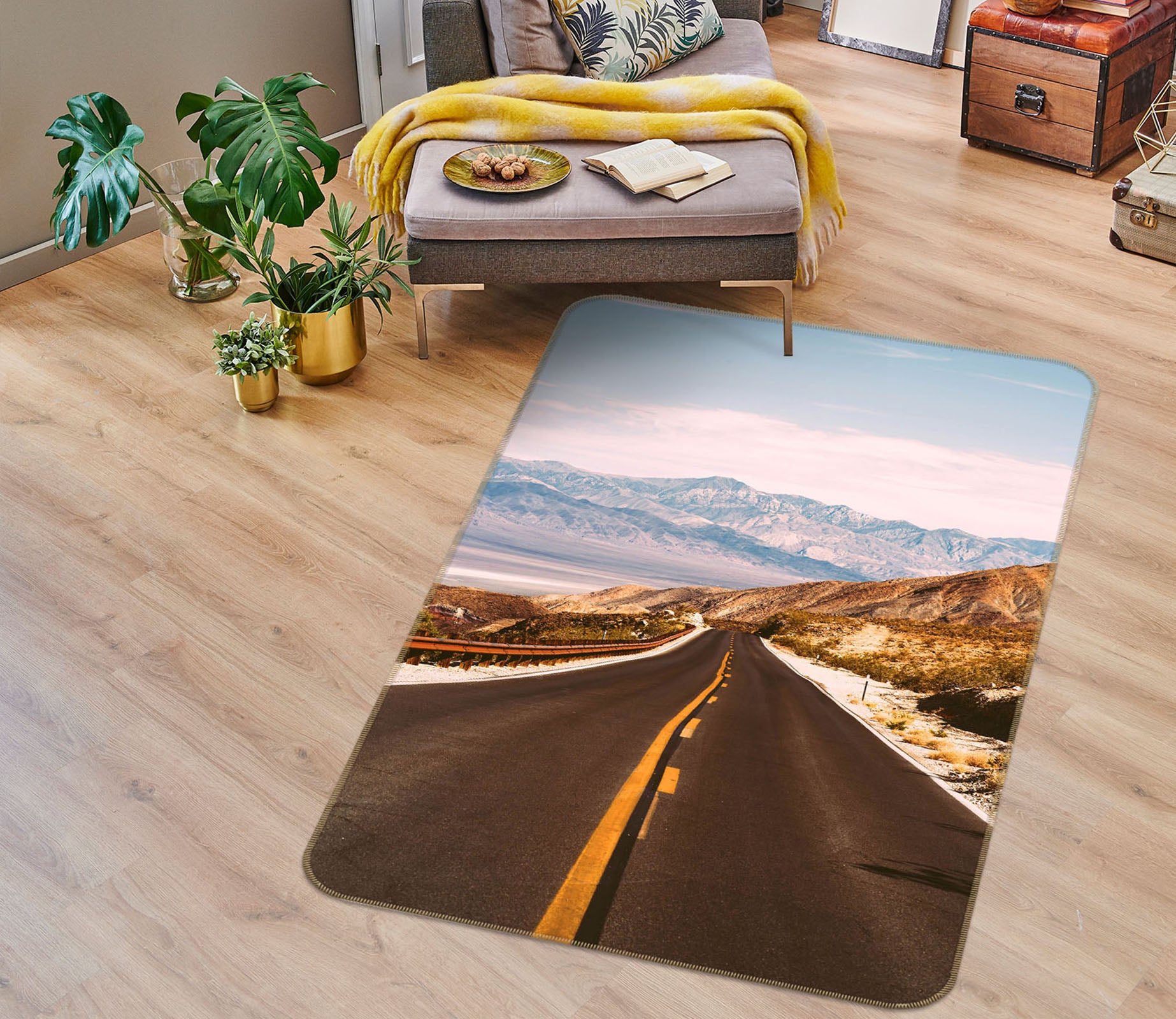 3D Highway 28021 Non Slip Rug Mat