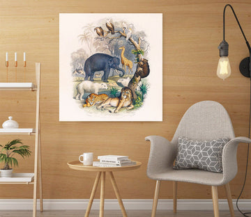 3D Zoo 138 Animal Wall Stickers Wallpaper AJ Wallpaper 2 