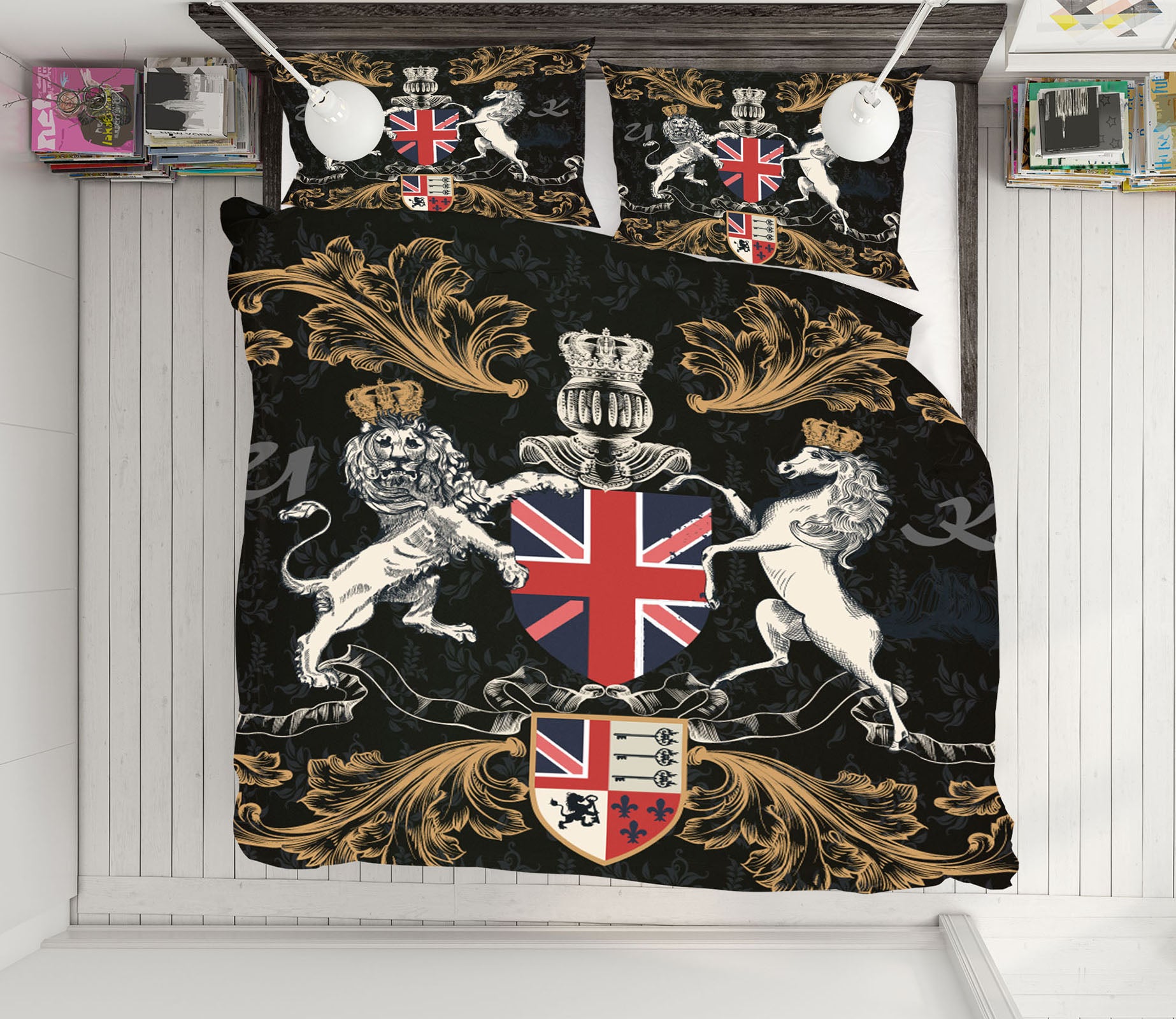 3D Horse Lion 15001 Bed Pillowcases Quilt