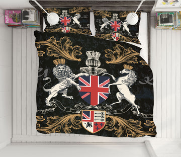 3D Horse Lion 15001 Bed Pillowcases Quilt