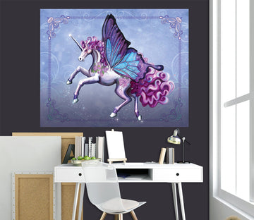 3D Wing Horse 103 Rose Catherine Khan Wall Sticker Wallpaper AJ Wallpaper 2 
