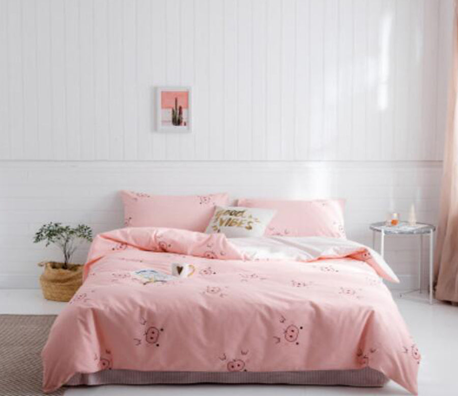 3D Pig 40098 Bed Pillowcases Quilt