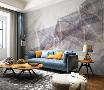 3D Purple Graphic WC1520 Wall Murals