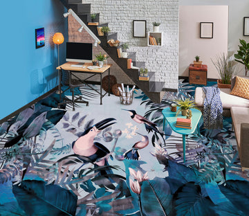 3D Jungle Bird 104137 Andrea Haase Floor Mural
