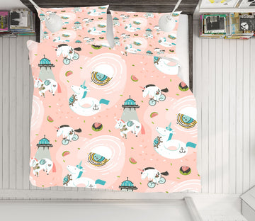 3D Color Unicorn 61021 Bed Pillowcases Quilt