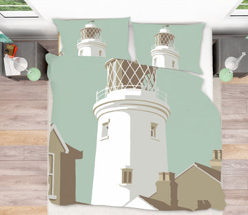 3D Southwold Lighthouse 2063 Steve Read Bedding Bed Pillowcases Quilt Quiet Covers AJ Creativity Home 