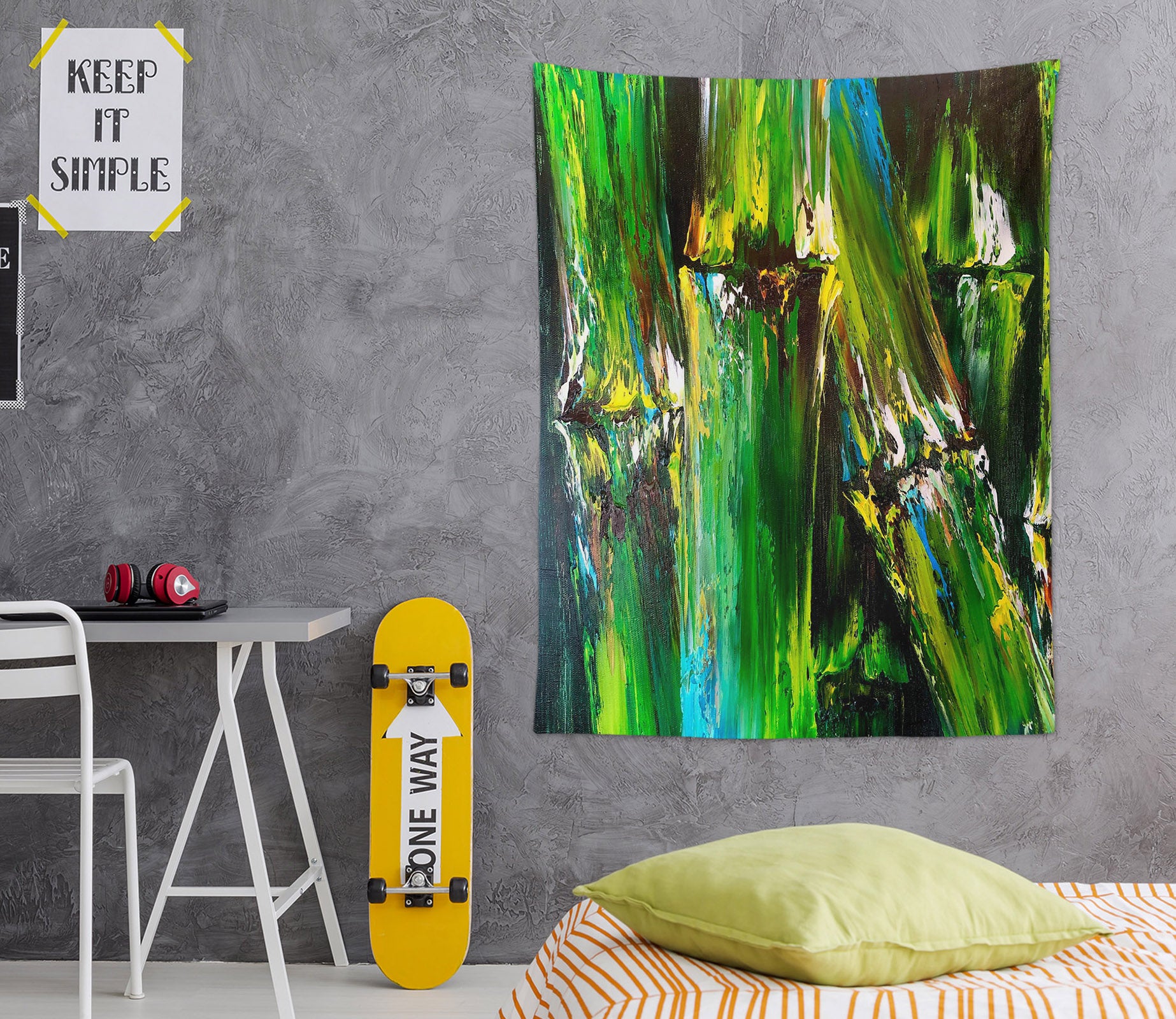 3D Painted Bamboo 3543 Skromova Marina Tapestry Hanging Cloth Hang