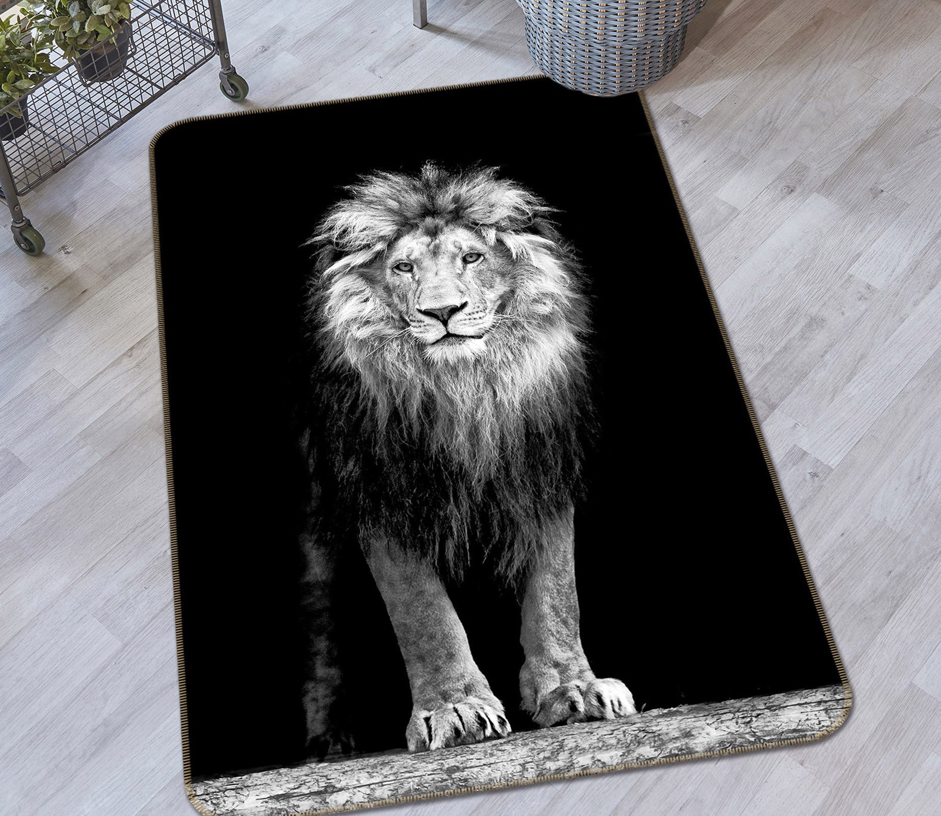 3D Lion 34223 Non Slip Rug Mat