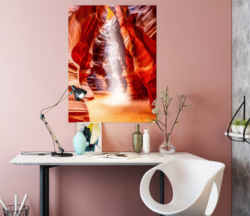 3D Red Canyon 236 Marco Carmassi Wall Sticker