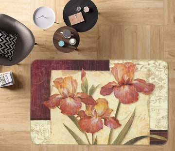 3D Flowers 31143 Non Slip Rug Mat