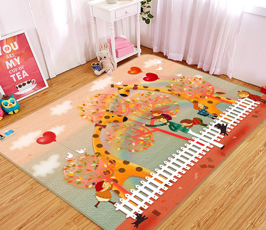 3D Giraffe 66109 Non Slip Rug Mat