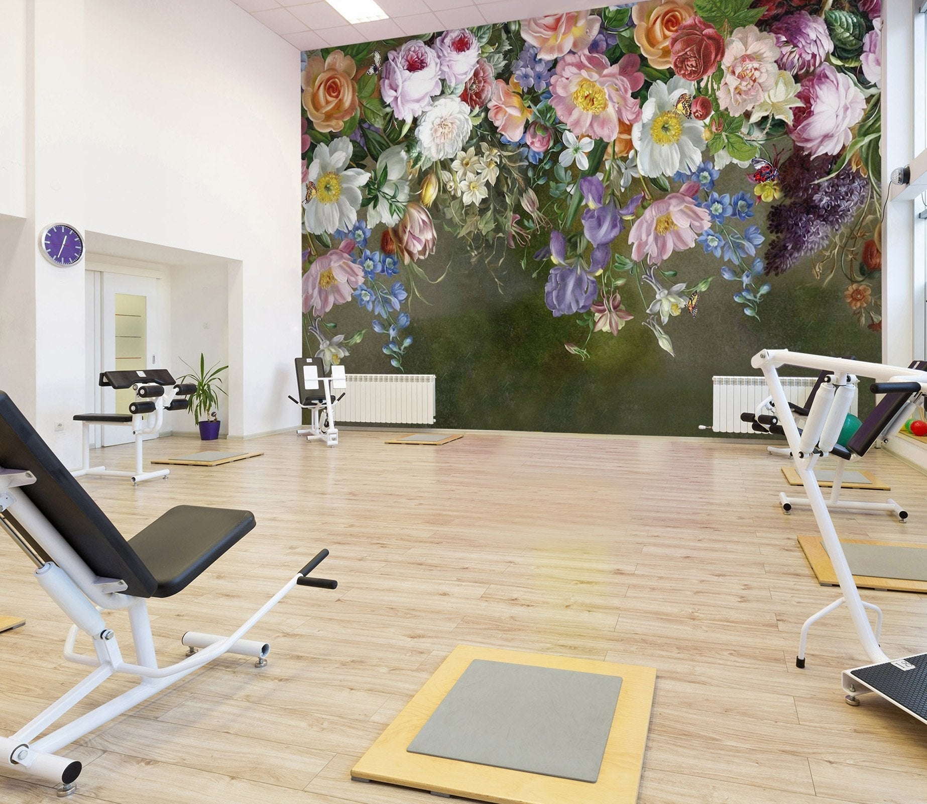 3D colorful flowers 11 Wall Murals Wallpaper AJ Wallpaper 