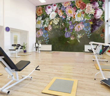 3D colorful flowers 11 Wall Murals Wallpaper AJ Wallpaper 