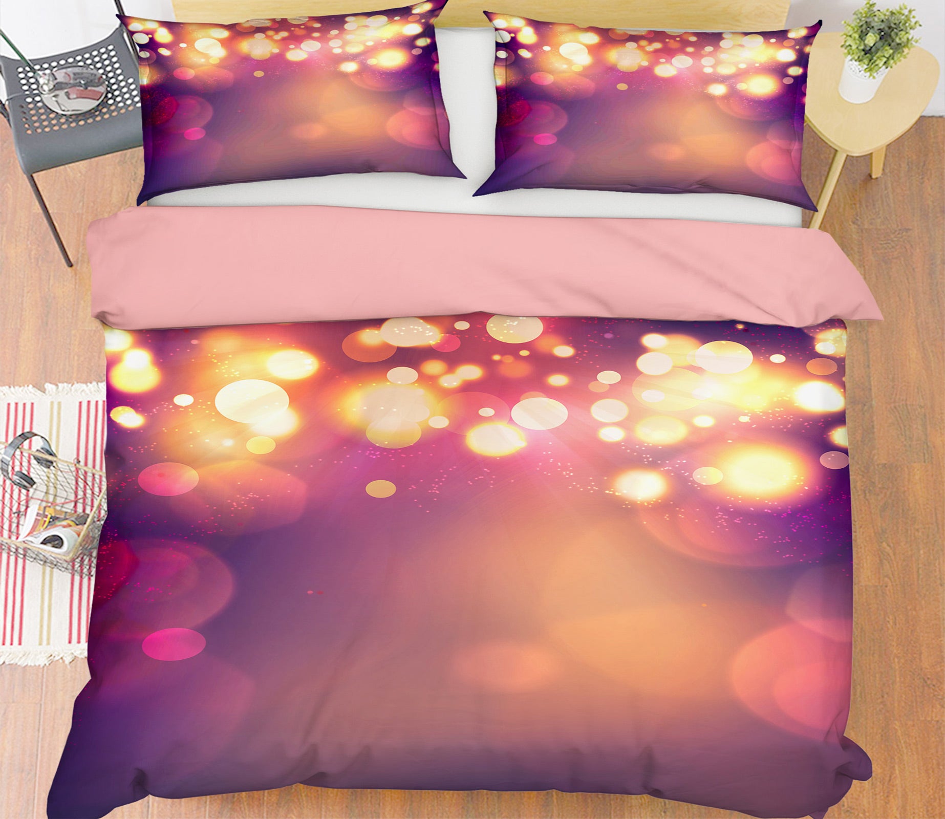 3D Light Shadow 13183 Bed Pillowcases Quilt