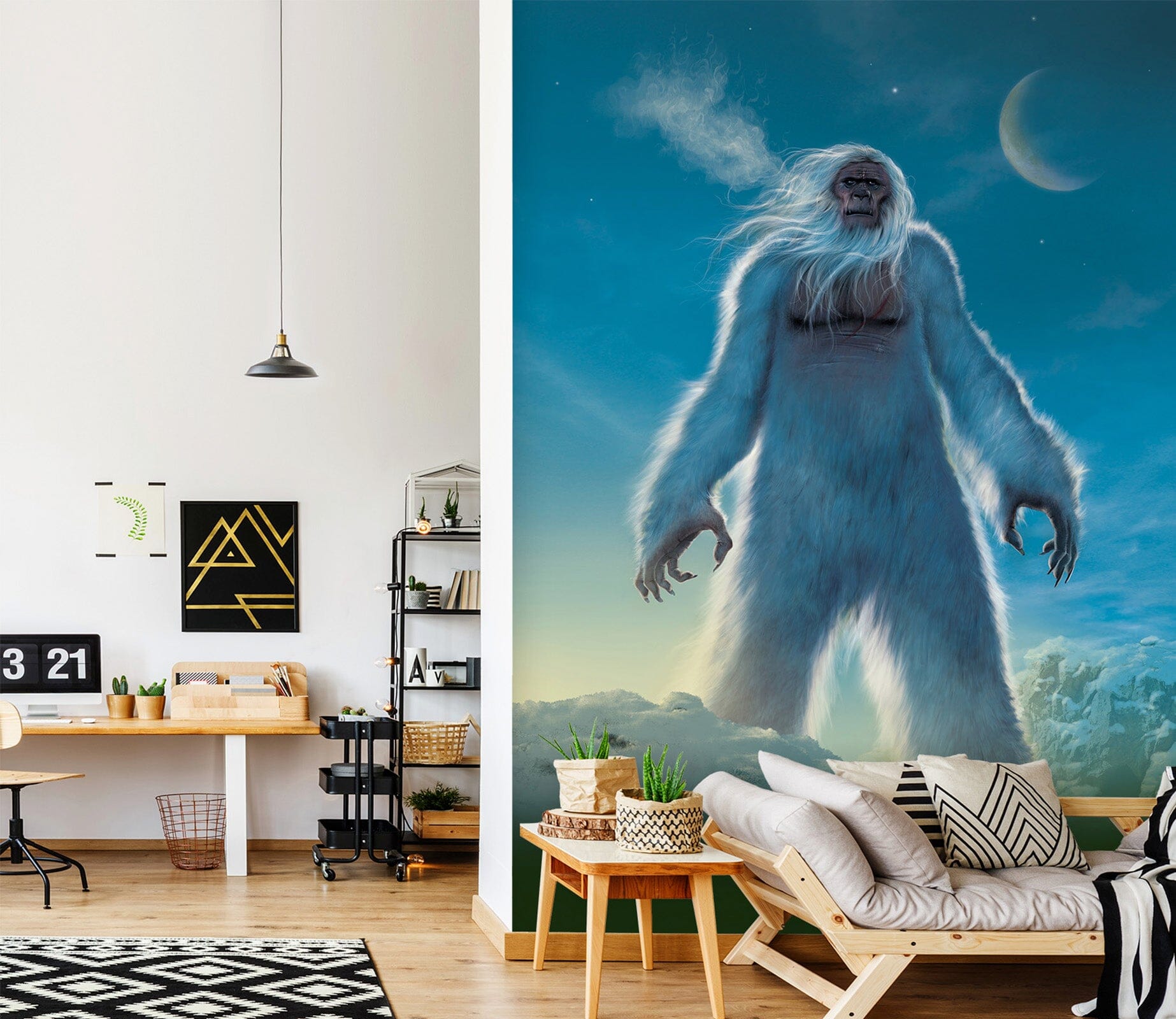 3D Giant Orangutan 1574 Wall Murals Exclusive Designer Vincent Wallpaper AJ Wallpaper 2 